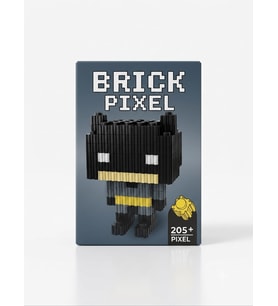 Mini Boy Batman Tasarımlı Büyük Parçalı Blok Oyuncak Seti Big Pixel Brick Set