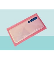 Tkgz - Xiaomi Mİ 10 Arka Kapak Batarya Kapağı - 5G PEMBE