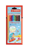 Aquacolor Sulandırılabilir Kuru Boya Kalemi 12'li