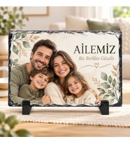Kişiye Özel Resimli Taş Çerçeve 20×30 cm – Sevdiklerinize Unutulmaz Masaüstü Hediyesi