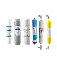 AQUAFLY Su Arıtma Filtresi Çift Karbonlu 6lı Takım Arıtıcı Filtresi 10' AÇIK KASA UYUMLU