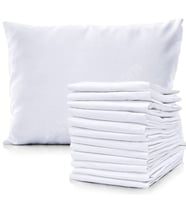 2 Adet Otel Tipi Beyaz Yastık Kılıfı Akfil 63 Tel Dokuma %100 Pamuk  50x70 Cm