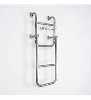 Sealux Katlanabilir Paslanmaz Tekne Merdiveni (2+2 Basamaklı) En: 24.5 cm Boy: 8