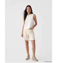 LCWAIKIKI Classic Sarı Regular Fiti Kadın Jean Şort