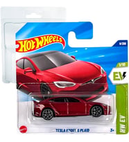 Hot Wheels - Tesla Model S Plaid - Hw Ev 1/10 - Hyw86 - Short Card - Basınçlı Döküm Model 1/64 - Koy (Çok Renkli)