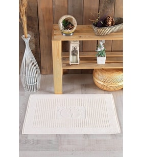 Romans Winter Ayak Havlusu 50x70 cm Krem