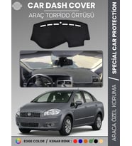 FIAT Linea (2007-2015) Torpido Örtüsü Ön Göğüs Koruma Torpido Koruma Tam Uyum Kaymaz Kolay Montaj