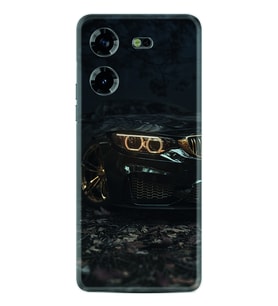 Tecno Pova 5 Kılıf Silikon Desen Özel Seri Black Car 1768