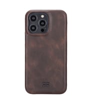 Bouletta Apple iPhone 14 Pro Uyumlu Deri Arka Kapak F360 TN3