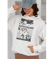 XXX Tentacion Rapper Baskılı Unisex Oversize Şarkıcı Hoodie