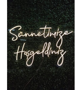 sünnetimize hoşgeldiniz neon led tabela(70x40cm)