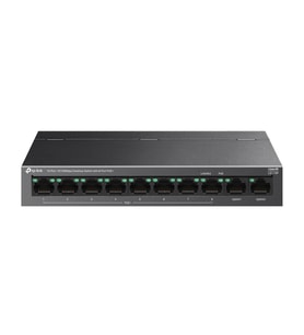 TP-LINK LS110P, Green Tech, 10 Port, MeggaBit, 8 Port PoE+ 96W, Metal Kasa, Yönetilemez, Masaüstü Switch