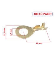 Skn 6-06 Kablo Ucu Terminal Başlık İth (100 Adet)