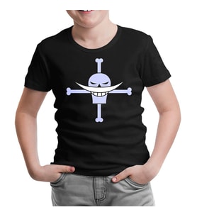 One Piece - Roger Siyah Çocuk Tshirt