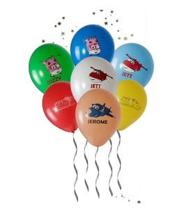 Harika Kanatlar Karışık Renk Latex Balon 10 Adet