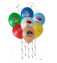 Harika Kanatlar Karışık Renk Latex Balon 10 Adet