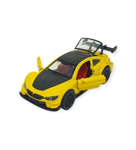 Çek Bırak Metal Arabalar cm - 3671C - Sarı - 1 ADET