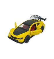 Çek Bırak Metal Arabalar cm - 3671C - Sarı - 1 ADET