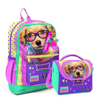 Coral High 2li Set Köpek Desenli Okul Çantası Beslenme 23752