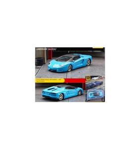 Lamborghini Aventador Roadster Blue 1/64 Model Araba