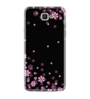 Samsung Galaxy J7 Prime J7 Prime 2 Kılıf Desenli Silikon Güzel Kılıf Black Flowers 1391