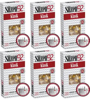 Süzen92 Klasik Sigara Ağızlık Filtresi 864 Adet Fırsat Pk Kutu (6PK*144)