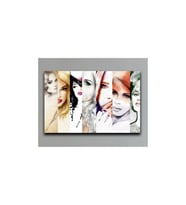 DBSanatevi Kadın Yağlı Boya Efektli Tablo 40 X 60 Cm