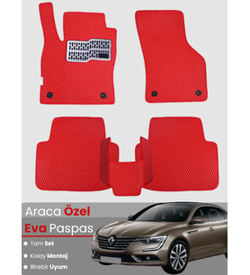 RENAULT TALİSMAN (2015-2022) Uyumlu EVA Paspas Tam Set–Oto Paspas,Araca Özel,Kolay Montaj