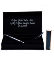 Kalem ve Çakmak Hediyelik Set