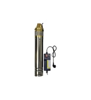 4SKM150 1.5 HP 4" 20 mt Kablolu - Panolu Bronz Sürtme Fanlı Dalgıç Pompa - Bakır Sargı