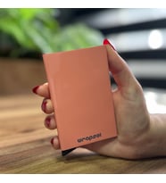 Mekanizmalı Kartlık Rfid Korumalı Alüminyum Otomatik Mekanizmalı Kredi Kartlık Renkli Metalik Yavruağzı