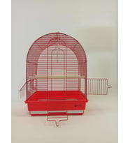 Dayang İki Kapılı Davul Kafes 35x28x46 cm Kırmızı