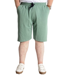 Mode XL Büyük Beden Erkek Şort İnterlook 23515 Çağla