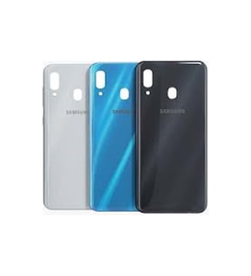 Samsung Galaxy A30 Arka Kapak Pil Batarya Kapağı (Mavi)