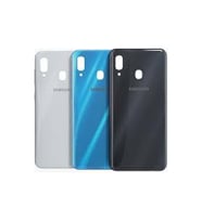 Samsung Galaxy A30 Arka Kapak Pil Batarya Kapağı (Mavi)