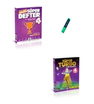 4. Sınıf Akıllı Süper Defter ve Yeni Nesil Turbo Tüm Dersler Soru Bankası