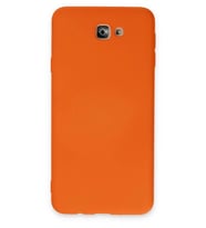Durukar® Samsung Galaxy J7 Prime Kılıf Nano içi Kadife Silikon - Turuncu