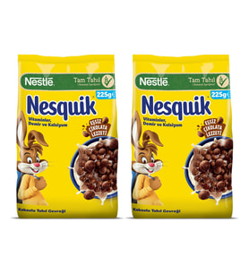 Nesquik Kahvaltılık Gevrek 225 Gr x 2 Adet
