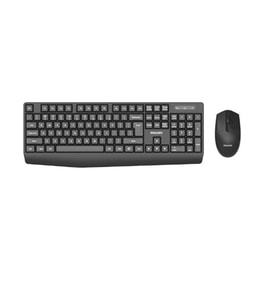 Philips SPT6337B Kablosuz Türkçe Q Klavye&Mouse Set Siyah