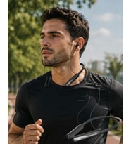 Ses Değiştirme Özellikli Boyun Askılı Bluetooth Spor Kulaklığı