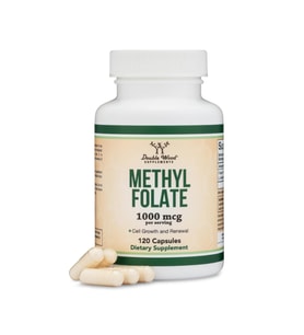 Double Wood (Ösg Özel Sporcu Gıdaları) Methylfolate 1000mcg, 120 Capsul.36.