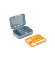 2 Katlı Yemek Taşıma Kabı Lila-krem Bl50251