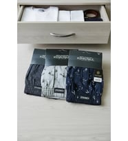 Giyim Kenpaul Desenli Poplin Erkek Boxer 3 Adet