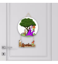 İsme Özel Bebek Odası Ahşap Kapı Süsü  Görselli  2