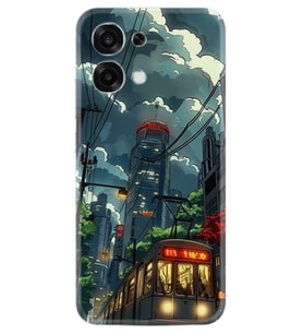 Oppo A6 Pro Kılıf Boutique Baskılı Resimli Train Pcode -049