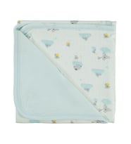 Bebetto Organic Stars and Koalas Battaniye - Mavi Standart