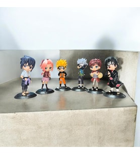 VIP NARUTO 6 LI KARAKTER SET BİBLO 10 CM NARUTA OYUNCAKLARI NARUTA KARAKTERLERİ FULL SET NARUTA