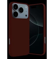 iPhone 17 Pro Nano içi Kadife Silikon - Bordo
