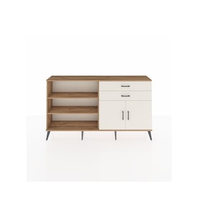 Arges Konsol 3 Raflı 2 Çekmeceli 2 Kapaklı 176x30x99 Çam-Aytaşı