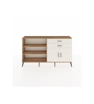 Arges Konsol 3 Raflı 2 Çekmeceli 2 Kapaklı 176x30x99 Çam-Aytaşı
